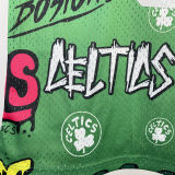 1907/08 Celtics GARNETT #5 Green Retro NBA Jerseys 热压