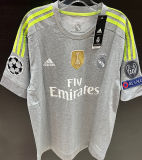 2015/16 RM Away Grey Retro Soccer Jersey