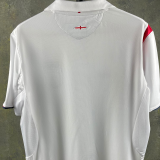 2006 England Home White Retro Soccer Jersey