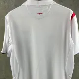 2006 England Home White Retro Soccer Jersey