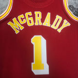 2004/05 Rockets MCGRADY #21 Retro Red NBA Jerseys热压