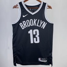 2023/24 Nets HARDEN #13 Black NBA Jerseys