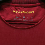 2017/18 Roma Home Red Retro Soccer Jersey