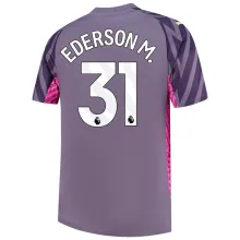 EDERSON M. #31 Man City Goalkeeper Soccer Jersey 2023/24 (League Font) ★★