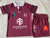 2024 Maroons Home Rugby Kids Jersey (A Set)