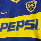 2003/2004 Boca Home Retro Soccer Jersey