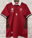 2023 Wales RUGBY WORLD CUP Home Red Rugby Jersey 威尔士