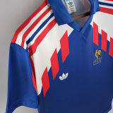 1988/90 France Home Retro Soccer Jersey