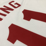 Nets IRVING #11 White Retro NBA Jerseys
