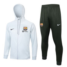 2024 BA Light Gray Hoody Zipper Jacket Tracksuit