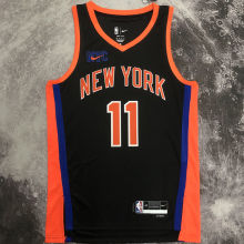 2023 NY Knicks BRUNSON #11 Black City Edition NBA Jerseys