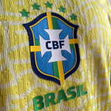 2024/25 Brazil Home Yellow Player Version Jersey