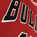 Bulls JDRDAN #45 Red NBA Jerseys Hot Pressed