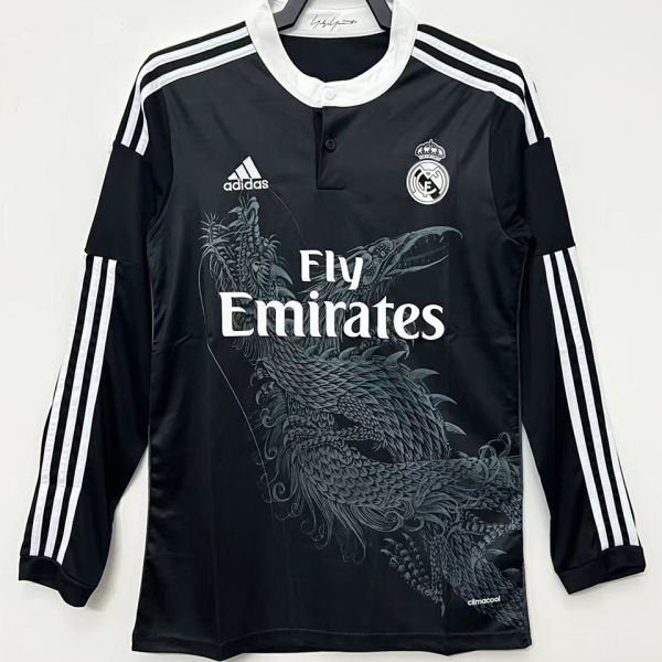 2014/15 RM Black Dragon Retro Long Sleeve Soccer Jersey