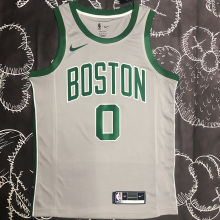 Celtics TATUM #0 Grey NBA Jerseys