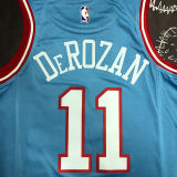 Bulls DEROZAN #11 Blue NBA Jerseys