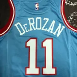 Bulls DEROZAN #11 Blue NBA Jerseys