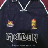 1999 West Ham X Iron Maiden Black Retro Jersey (Number 7)