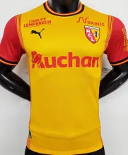 2023/24 Lens Home Yellow Player Version Soccer Jersey
