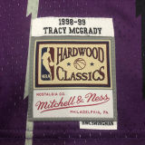 1998/99 Toronto Raptors MCGRADY #1 Purple Retro NBA Jerseys 热压