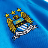 1998/99 Man City Home Blue Retro Soccer Jersey