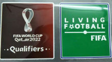 FIFA WORLD CUP Qatar 2022 + LF Patch 2022 年世界杯胶章+绿胶章