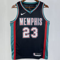 Grizzlies ROSE #23 Black Retro NBA Jerseys
