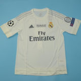 2015/16 RM White Home Retro Soccer Jersey
