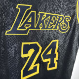 Lakers BRYANT #24 Black Kids NBA Jersey