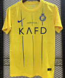 2023/24 Al Nassr 1:1 Quality Home Yellow Fans Soccer Jersey