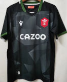 2021/22 Wales Away Black Rugby Shirt 威尔士