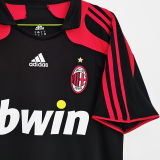 2007/08 AC Milan Third Black Retro Soccer Jersey