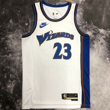 Wizards JORDAN #23 White Retro NBA Jerseys