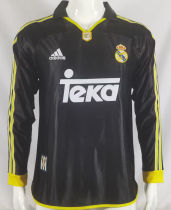 1999/01 RM Black Away Long Sleeve Retro Jersey