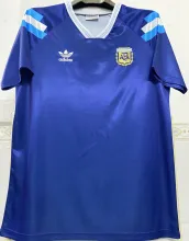 1991/93 Argentina Away Blue Retro Soccer Jersey