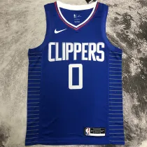 Clippers WESTBROOK #0 Blue NBA Jerseys