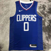 Clippers WESTBROOK #0 Blue NBA Jerseys