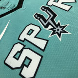 Spurs DUNCAN #21 Light Green City Edition NBA Jerseys