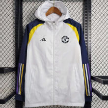 2023/24 M Utd White Windbreaker