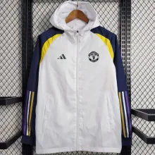 2023/24 M Utd White Windbreaker