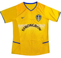 2002/03 Leeds United Third Yellow Retro Soccer Jersey