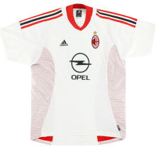 2002/03 AC Milan Away White Retro Soccer Jersey