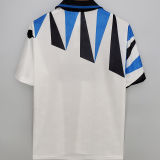 1992/93 In Milan Away White Retro Soccer Jersey