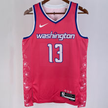 2023/24 Wizards POOLE #13 Red City Edition NBA Jerseys