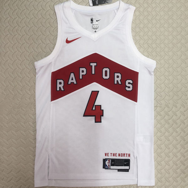 Toronto Raptors BARNES #4 White Home NBA Jerseys