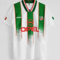 1994 Ireland Away White Retro Soccer Jersey