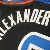 2023/24 KC Thunder GILGEOUS-ALEXANDER #2 Black City Edition NBA Jerseys