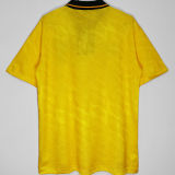 1991/93 Brazil Home Yellow Retro Soccer Jersey