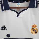 2000/01 RM Home White Retro Soccer Jersey