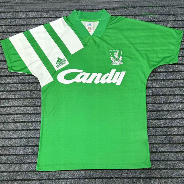 1992 LFC Away Green Retro Soccer Jersey